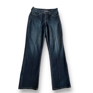 NYDJ Dark Wash Straight Leg Jeans Women’s Size 10 Weekend Denimcore